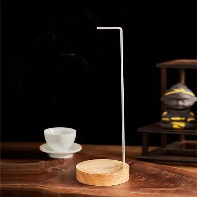 Modern Hanging Incense Burner – Minimalist Wooden Incense Holder for Relaxation Spaces
