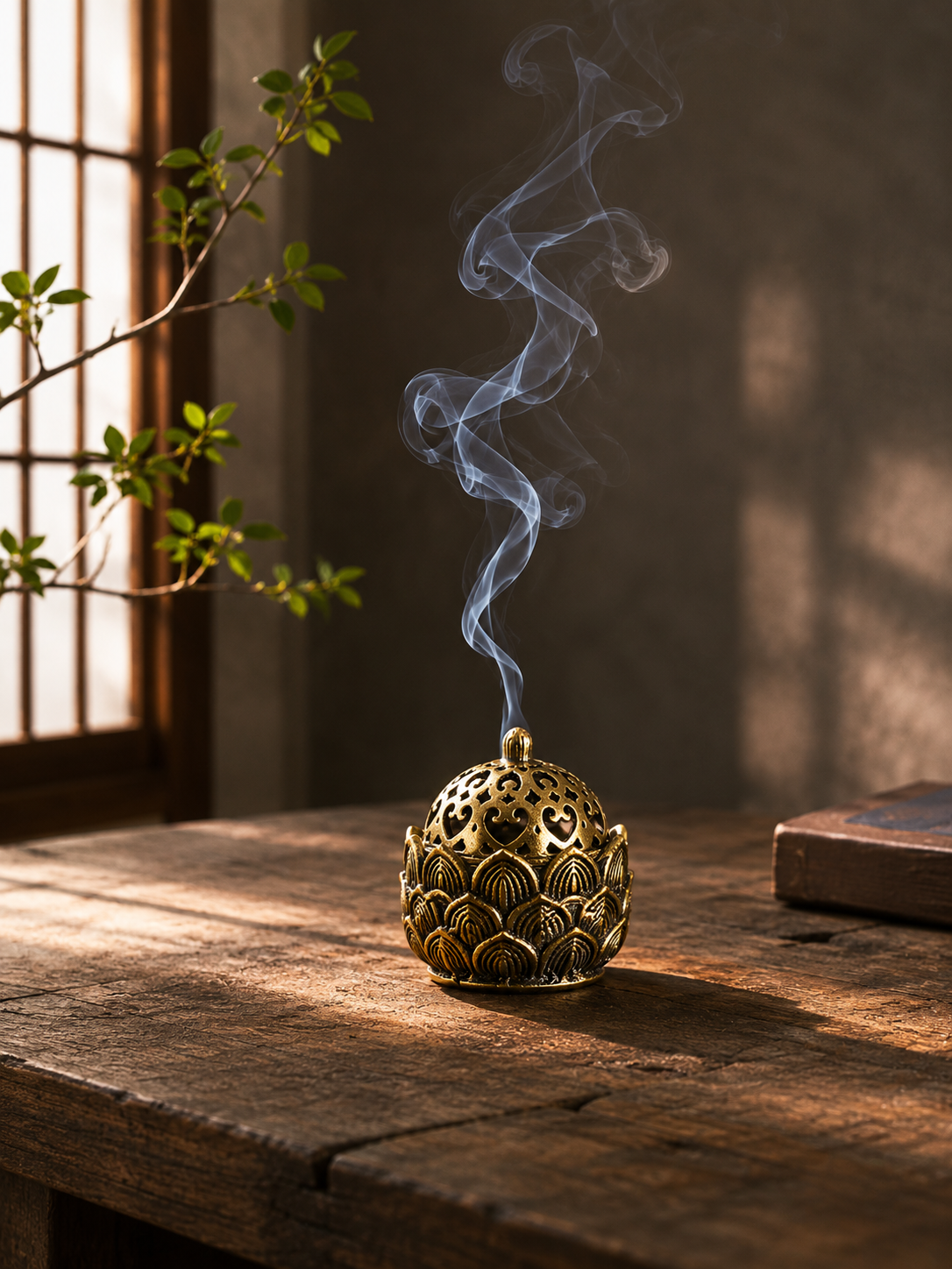 Zen Lotus Incense Stick Holder